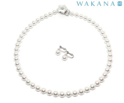 WAKANA-和奏-/7.5～8.0mmあこや真珠ネックレス・イヤリング